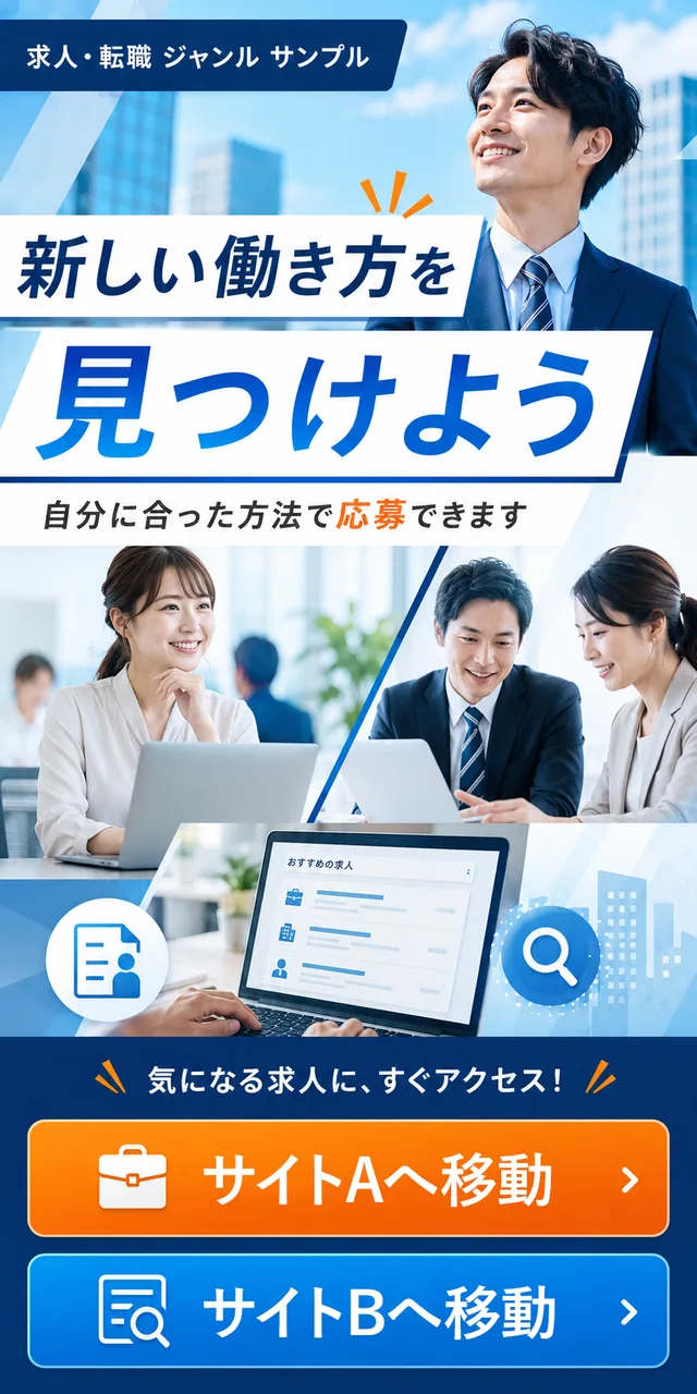サンプル：転職